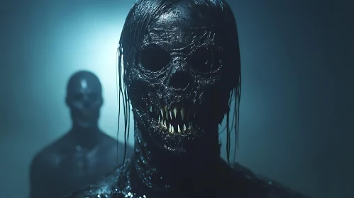Creepy Monster in the Shadows
