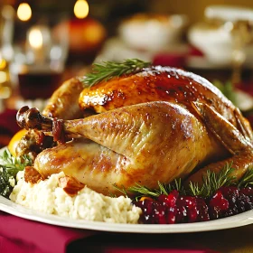 Festive Holiday Turkey Dinner