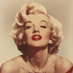 Classic Marilyn Monroe Hollywood Portrait