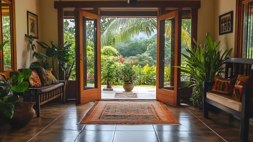 Green Oasis Home Interior