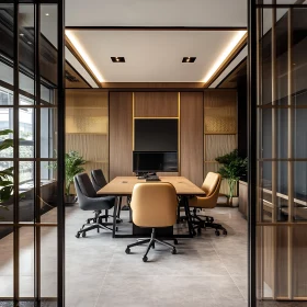 Contemporary Office Meeting Space