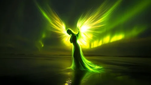 Angel of Light on Dark Shore