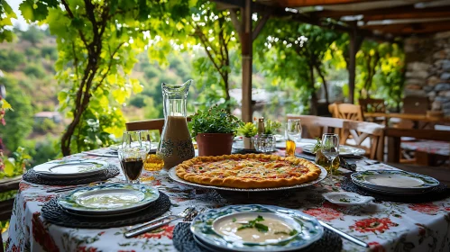 Rustic Al Fresco Dining Experience