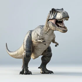 Fearsome Tyrannosaurus Rex Portrait