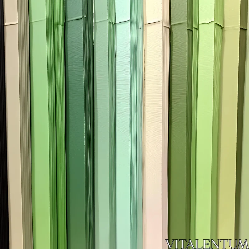 AI ART Vertical Green Shades