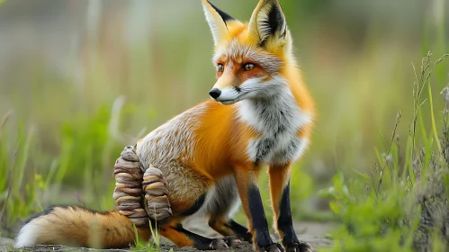 Vigilant Fox Portrait