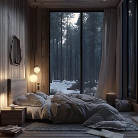 Winter Bedroom Interior Design