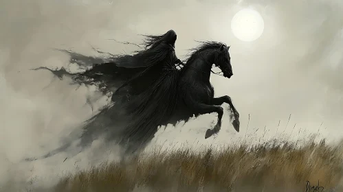 Spectral Horseman in the Mist