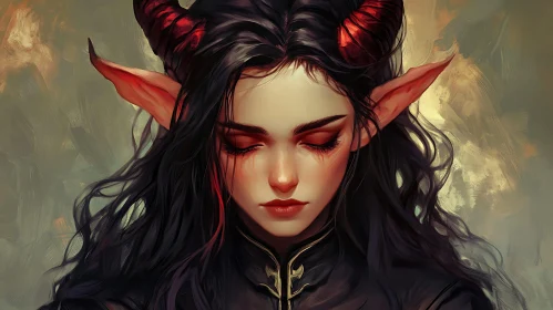 Melancholic Demon Beauty