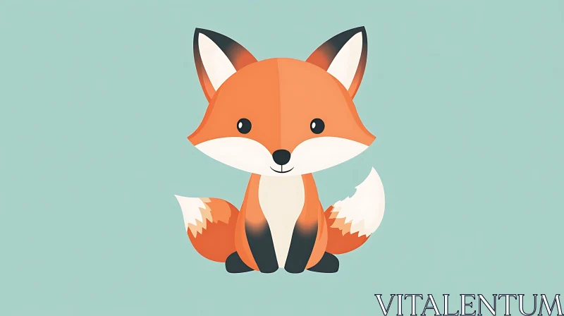 Whimsical Fox Character Design AI Image