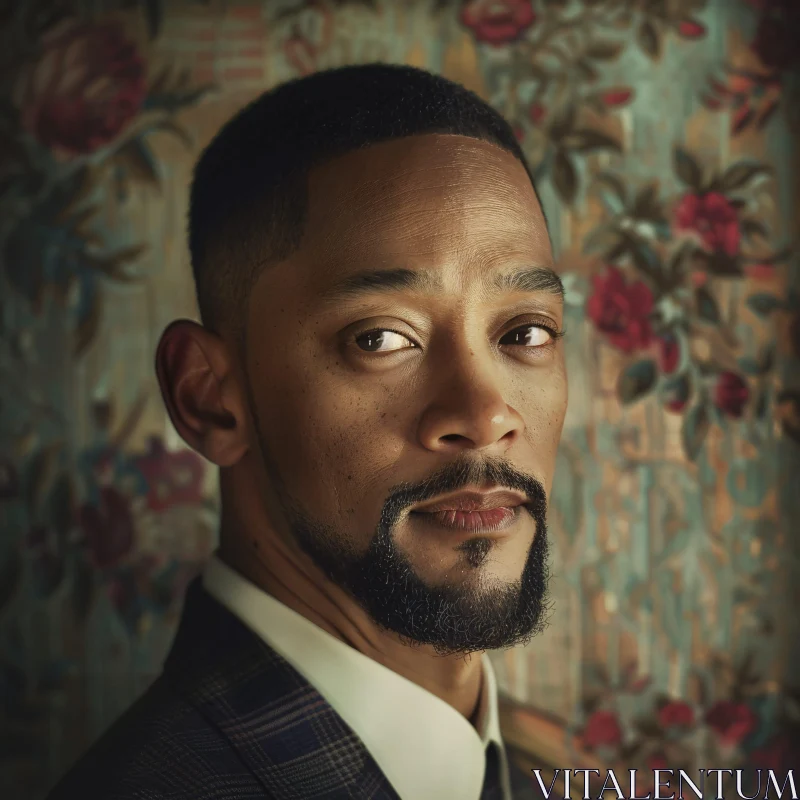 Refined Will Smith Portrait AI Image