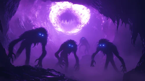 Purple Cave Monsters