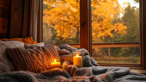 Candlelit Comfort: An Autumn Interior