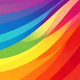 Spectrum of Color Waves Art
