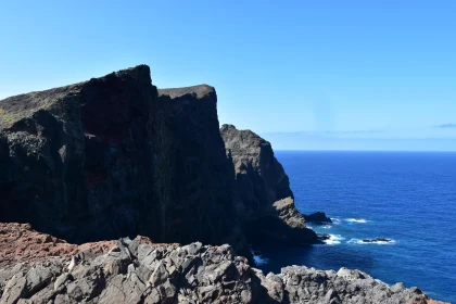 Majestic Cliffs Overlooking the Ocean in Madeira