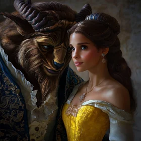 Beauty and the Beast Portrait