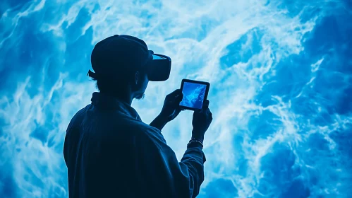 Virtual Reality Experience with Digital Tablet