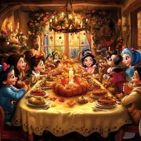 Animated Thanksgiving Celebration