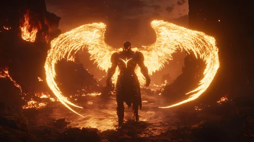 Inferno Angel: A Blazing Guardian