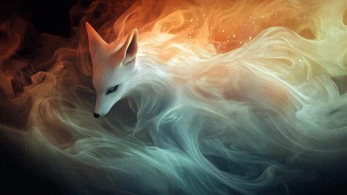 Mystic Fox in Swirling Smokes