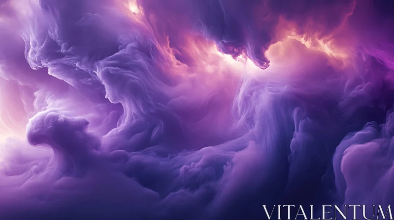 AI ART Swirling Surreal Cloudscape