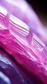 Close Up View of Purple Crystal Rock | Nature's Wonders