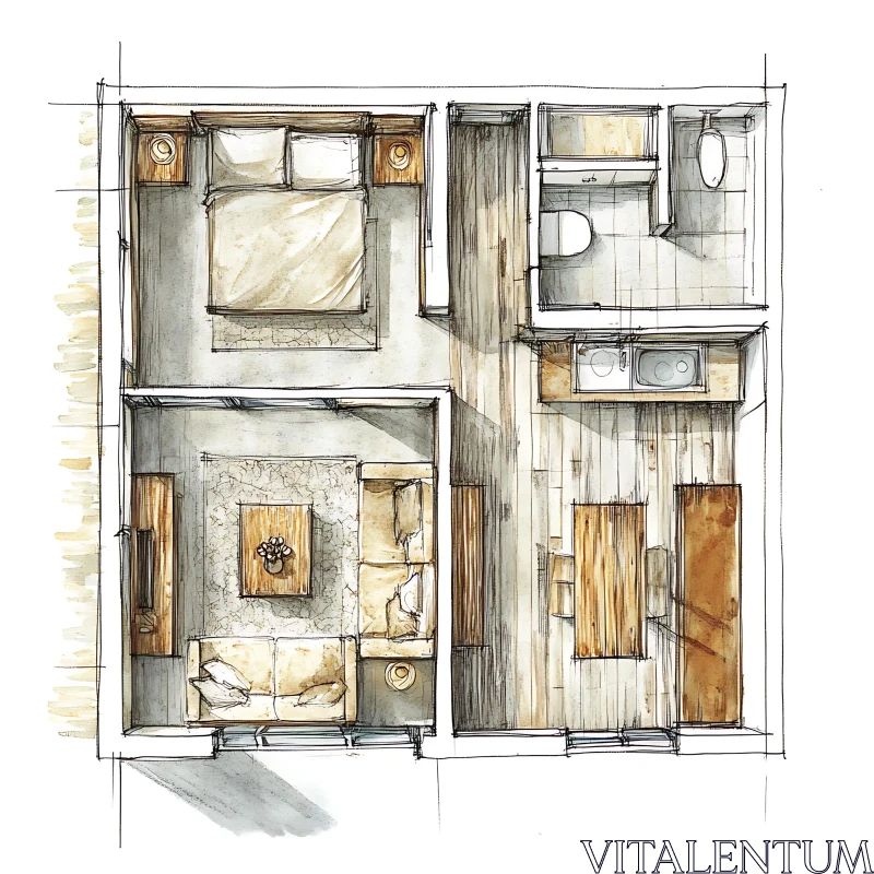 AI ART Architectural Design Floor Plan