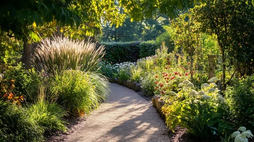 Sunlit Garden Stroll