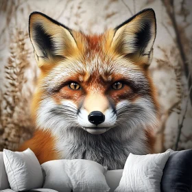 Artistic Fox Close-Up