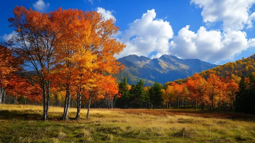 Scenic Autumn Mountain Landscape