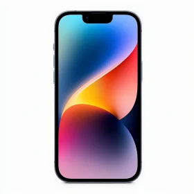 Modern Mobile Phone with Colourful Screen