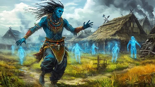 Blue Guardian of the Spectral Village