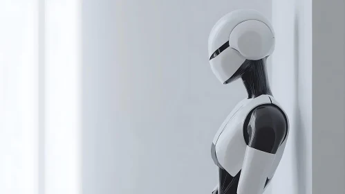 Minimalist Android: Modern Robotic Form