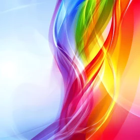 Abstract Color Symphony: A Dance of Light