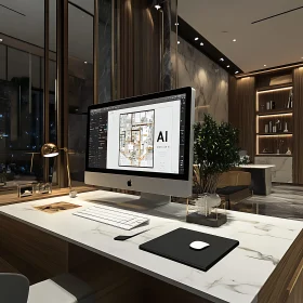 Contemporary Office Space With Sleek Design