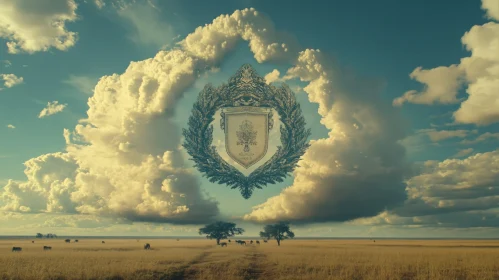 Cloud Framed Coat of Arms