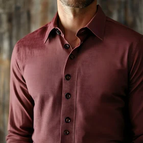 Elegant Maroon Shirt for Men