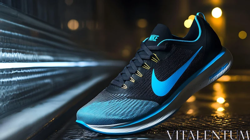 AI ART Modern Blue Sneakers for Active Lifestyle