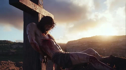 Crucifixion Scene: Sacrifice and Redemption