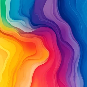 Spectrum of Colors Abstract Design