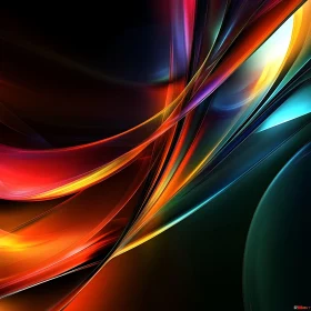 Luminous Curves in Abstract Art