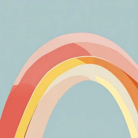 Pastel Rainbow Minimalism