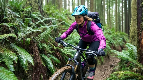 Forest Trail Mountain Biking Adventure