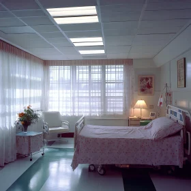 Tranquil Hospital Room Scene