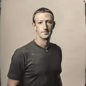 Mark Zuckerberg Neutral Portrait