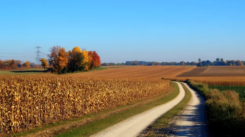 Golden Fields and Winding Road