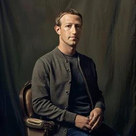 Portrait of Mark Zuckerberg