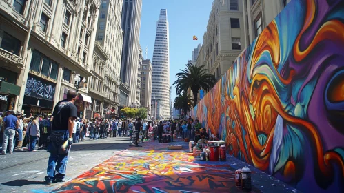 Street Art Festival in the City
