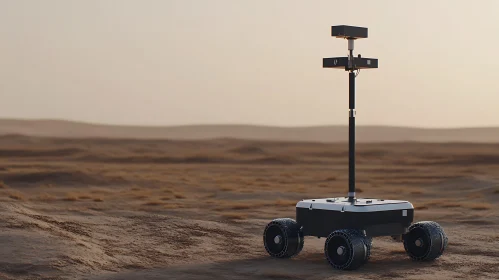 Remote Robot on Desert Planet