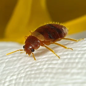 Detailed Macro Shot of a Bed Bug